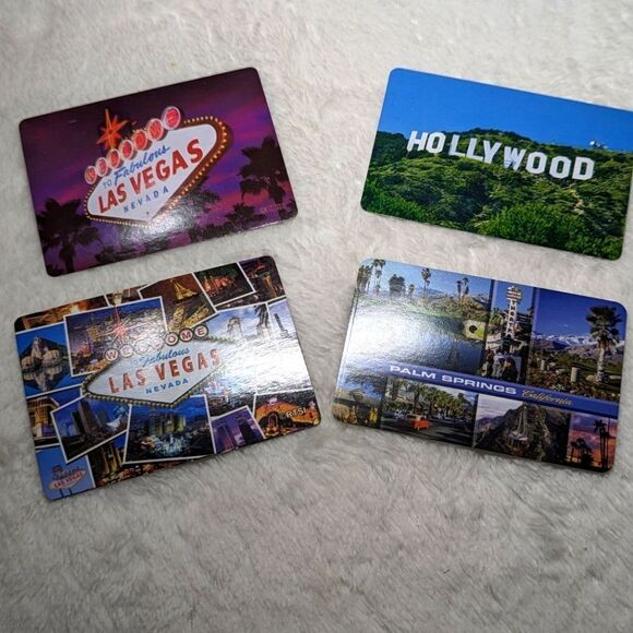NIB - (Qty 4) Playing Cards - Las Vegas - Hollywood - Palm Springs - Picture 8 of 10
